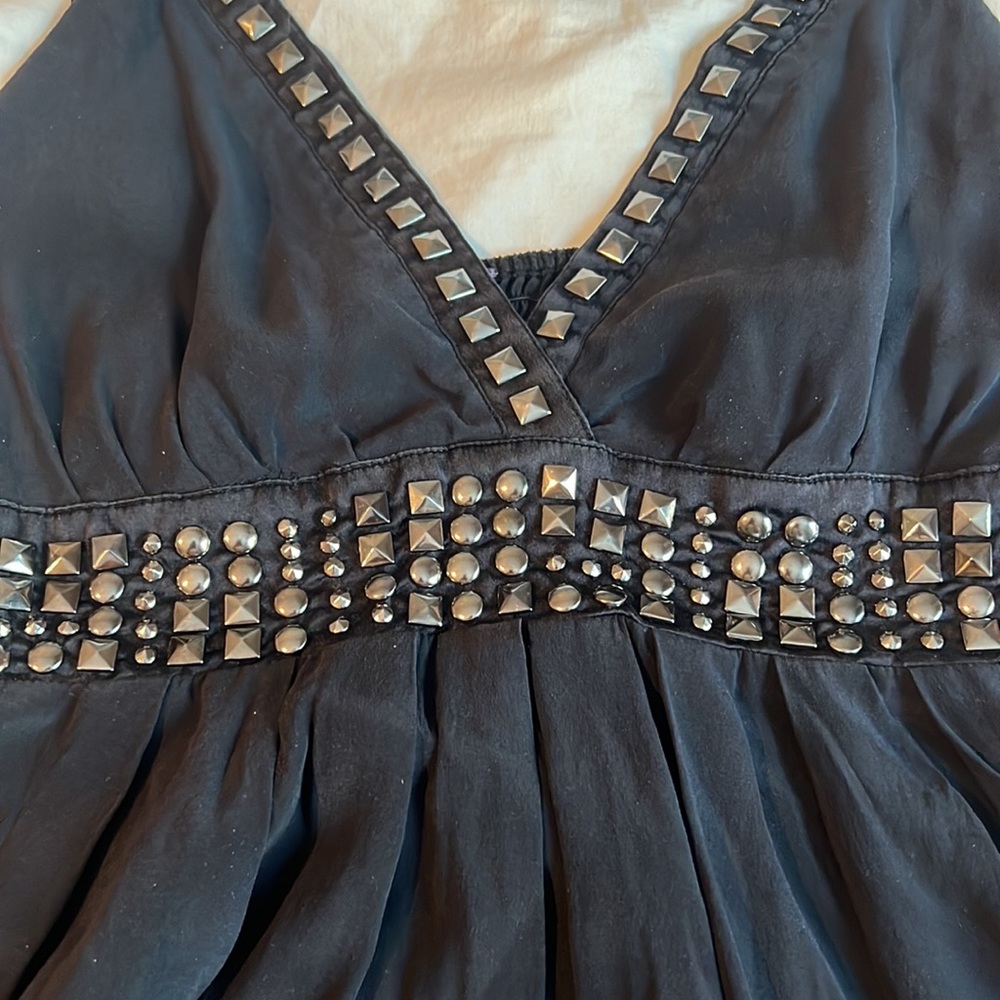 HALE BOB Paris
STUDDED SLEEVELESS DRESS - DEEP BLACK Size S